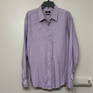 Hugo Boss Patterned Casual Button Down Shirt